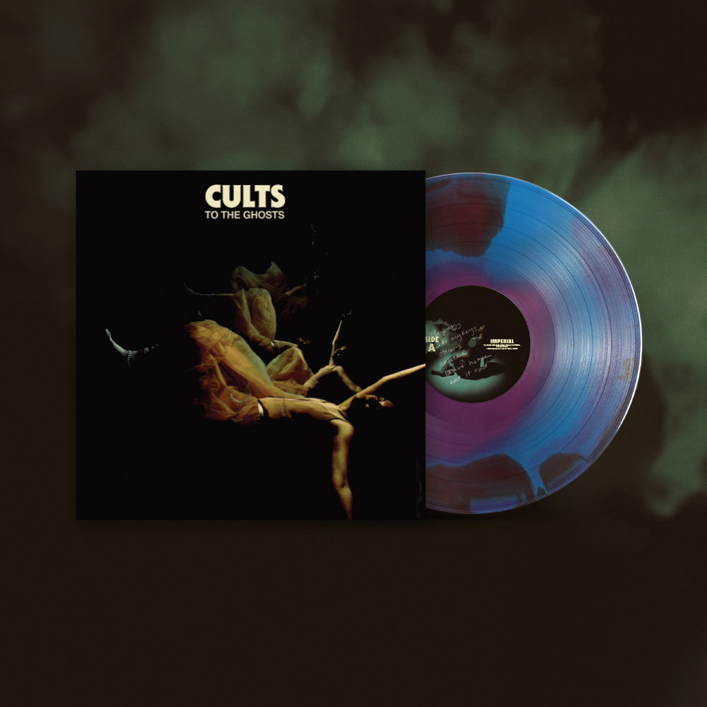 Cults "To the Ghosts" Crystal Blue Vinyl - SIGNED ZOETROPE Slipmat - SPOTIFY FANS FIRST EXCLUSIVE FRONT