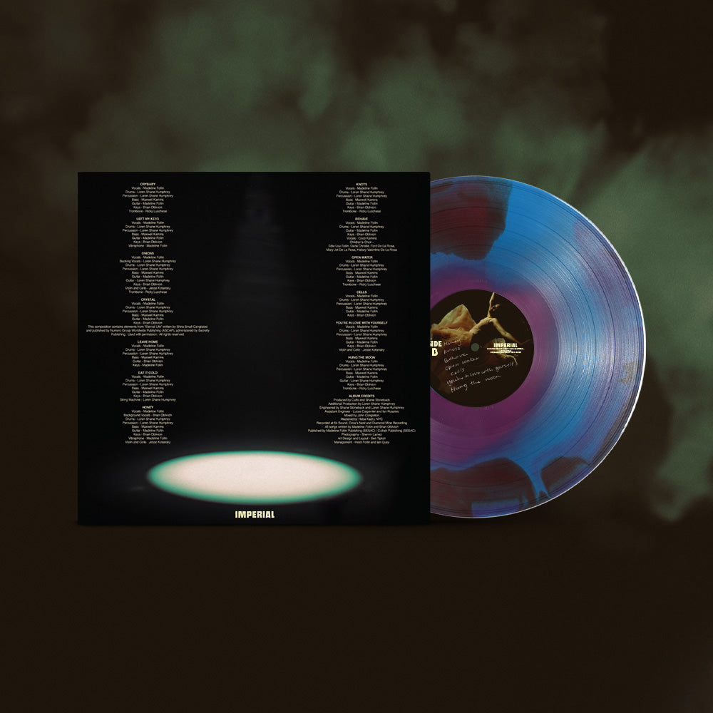 Cults "To the Ghosts" Crystal Blue Vinyl - SIGNED ZOETROPE Slipmat - SPOTIFY FANS FIRST EXCLUSIVE BACK